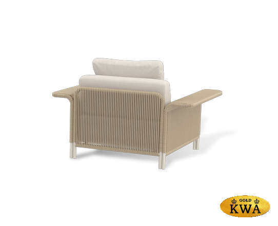 "Мальдивы" кресло из искусственного ротанга, цвет соломенный