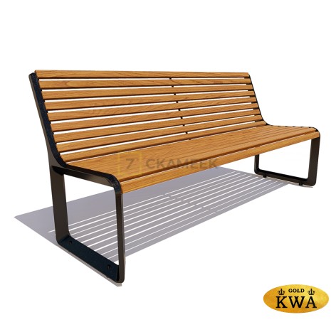 Скамейка чугунная «Милан» (2,0 лиственница)