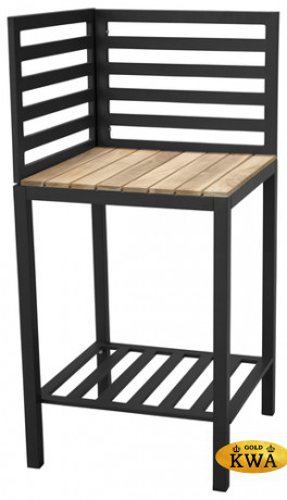 Уличная кухня из алюминия и тика Mexico