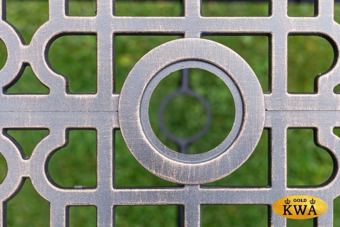 Обеденный комплект из литого алюминия WILHELM на 8 персон (овальный стол)