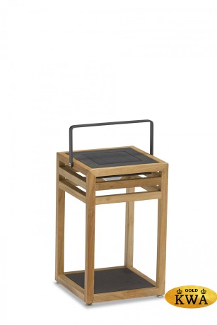 Sala 28см Лампа антрацит/натуральный, тик