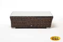 &quot;Капучино&quot; журнальный столик из искусственного ротанга (гиацинт), цвет коричневый