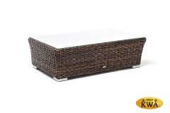 &quot;Капучино&quot; журнальный столик из искусственного ротанга (гиацинт), цвет коричневый