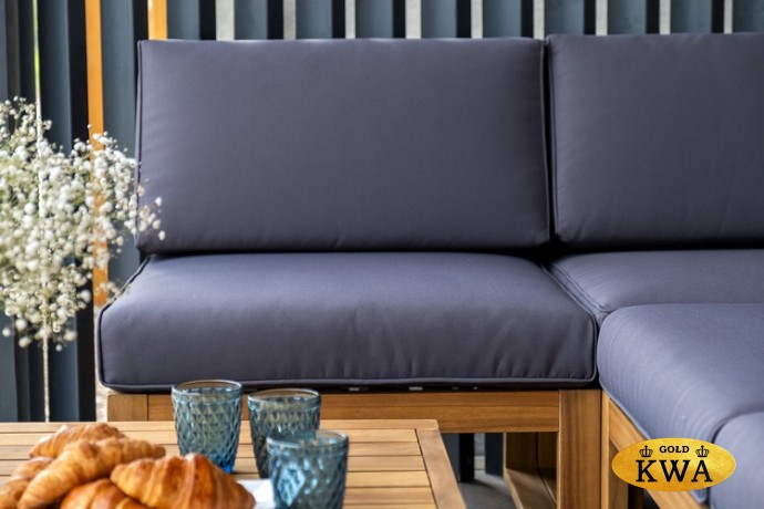 Угловой комплект из акации BOOKA с кофейным столом Joygarden