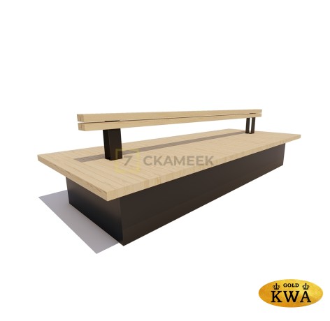 Скамейка «Тюмень» (лиственница)