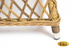 "Эспрессо–80 L" обеденная группа плетеная, цвет соломенный