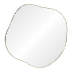Organic L Gold Зеркало в тонкой раме Smal