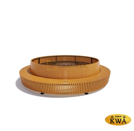 Скамейка «Оазис» радиусная