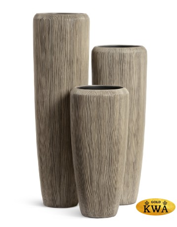 Кашпо TREEZ Effectory Wow Высокий конус Design Капучино в-97 см, д-34 см 1/1