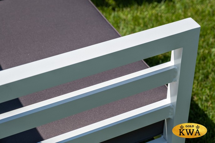 "Глория" модуль диванный правый, каркас из алюминия