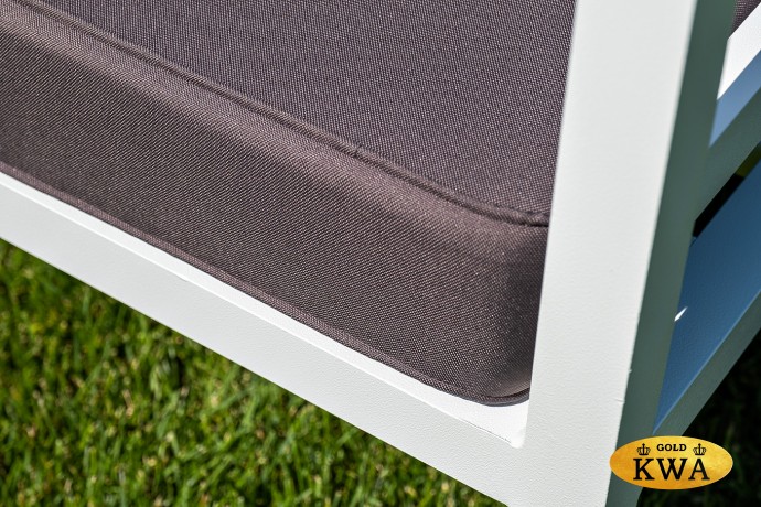 "Глория" модуль диванный правый, каркас из алюминия