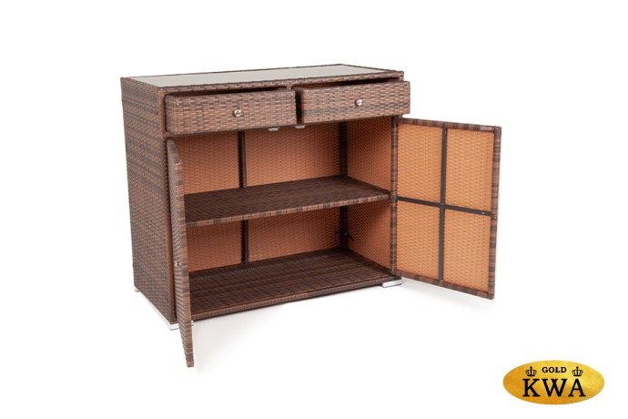 "Мальта" тумба плетеная из искусственного ротанга