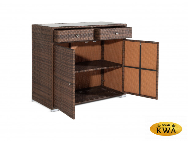 "Мальта" тумба плетеная из искусственного ротанга