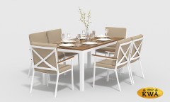 BELLA обеденная группа 180 белый