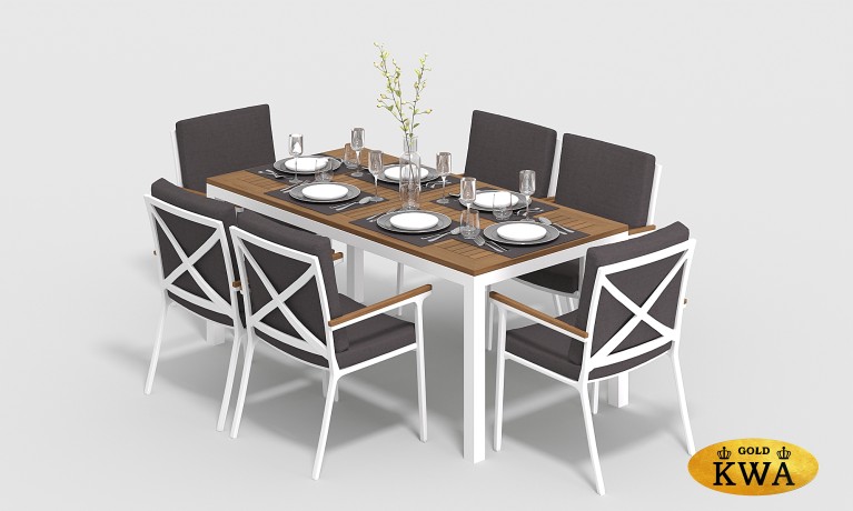 BELLA обеденная группа 180 белый