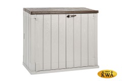 Ящик пластиковый Toomax Wood Style 1270л, серый/коричневый