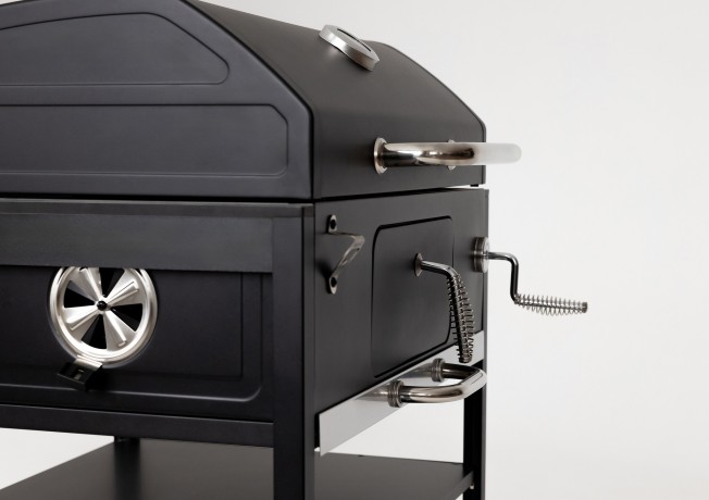 Барбекю гриль Lounge B-05B, 79 см, черный/серый каспий