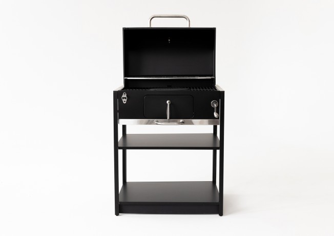 Барбекю гриль Lounge B-05B, 79 см, черный/серый каспий