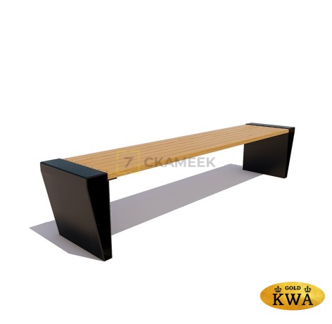 Скамейка уличная «Мегаполис» (лиственница 2,0)