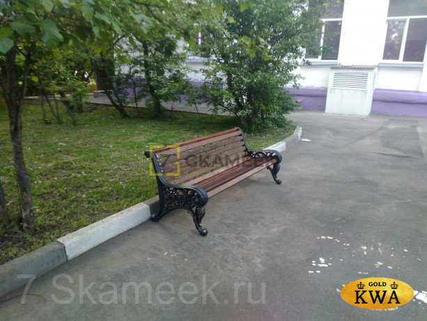 Скамейка парковая «Москва» (1,2 ангарская сосна)