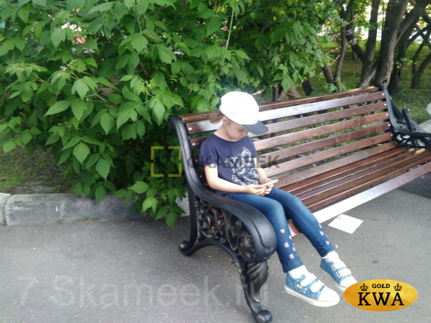 Скамейка парковая «Москва» (1,2 ангарская сосна)