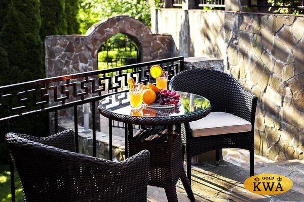 Комплект плетеной мебели WARSAW темно-коричневый