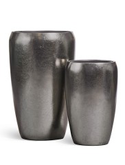 Кашпо TREEZ Effectory Metal  Стльное серебро д-32 см, в-51 см
