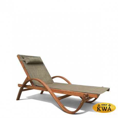 Шезлонг-лежак из сибирской лиственницы Мальта AFM-511