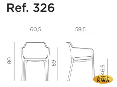 Кресло пластиковое