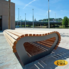 Лавочка Корона без спинки 1,5 м