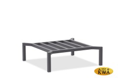 Stockholm Пуф антрацит/серый, алюминий