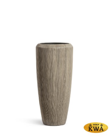 Кашпо TREEZ Effectory Wow Высокий конус Design Капучино в-117 см, д-34 см 1/1