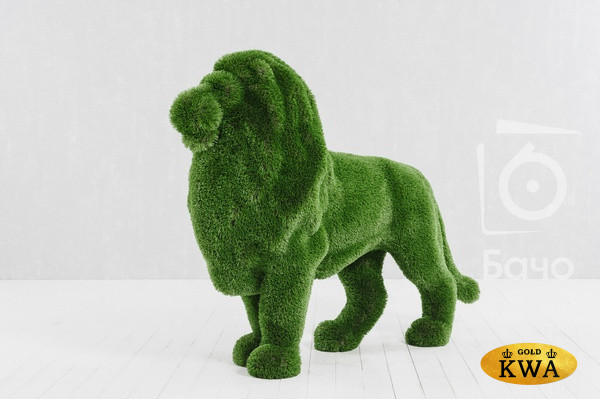 Топиари ландшафтная фигура Лев стоячий