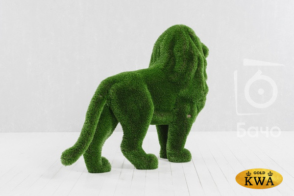 Топиари ландшафтная фигура Лев стоячий