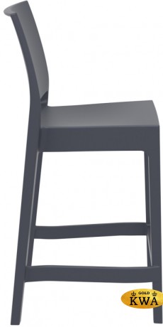 Стул пластиковый полубарный