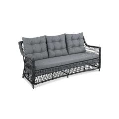 Диван ИМПЕРО Черный металлик