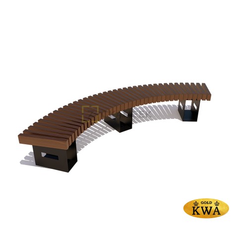 Садово-парковая скамейка «Сити» (лиственница,43х90, 2357)