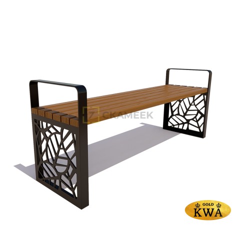 Садово-парковая скамейка «Севастополь» без спинки (лиственница 2,0 м,30х60)