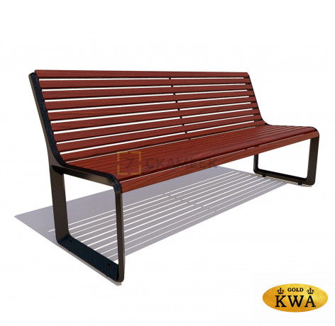 Скамейка чугунная «Милан» (1,2 ангарская сосна)