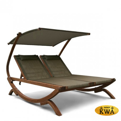 Шезлонг-лежак из сибирской лиственницы Мальта AFM-510