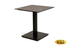 &quot;Каффе&quot; стол из HPL квадратный 70х70см, цвет &quot;серый мрамор&quot;