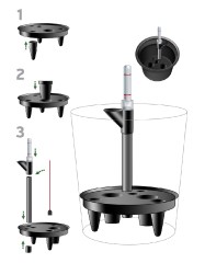 Система автополива для кашпо Treez Effectory - модель CN-21 - д-21 см 20/20