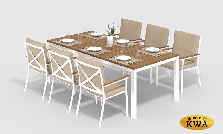 BELLA обеденная группа 220 белый