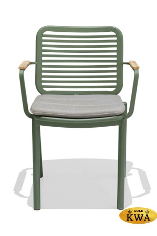 Кресло металлическое с подушкой