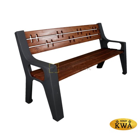 Скамейка чугунная «Казань» (1,8 ангарская сосна)