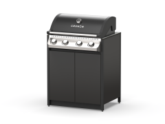 Газовый гриль Lounge D-06G, 79 см, черный/серый каспий