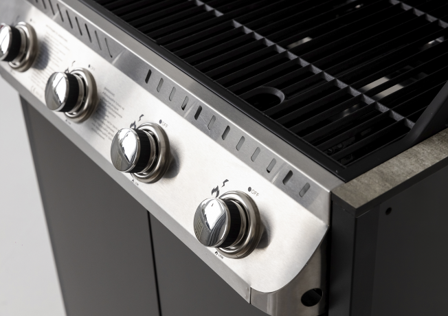 Газовый гриль Lounge D-06G, 79 см, черный/серый каспий