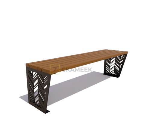 Банкетка «Гарнизон» (2,0 лиственница,30х60)