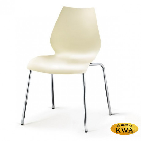 Стул пластиковый SHF-01-W White