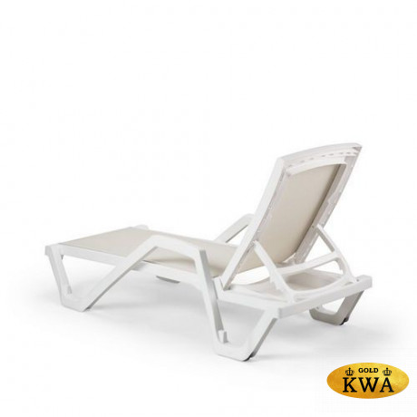 Шезлонг пластиковый MARE слоновая кость/бежевый  Joygarden
